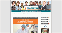 Desktop Screenshot of progressisge.fr